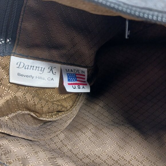 VTG Danny K American Tapestry Crossbody Zipper Purse Kokopelli Rust Brown 10x7" - Picture 10 of 10